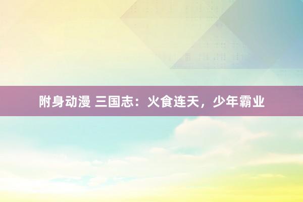 附身动漫 三国志：火食连天，少年霸业