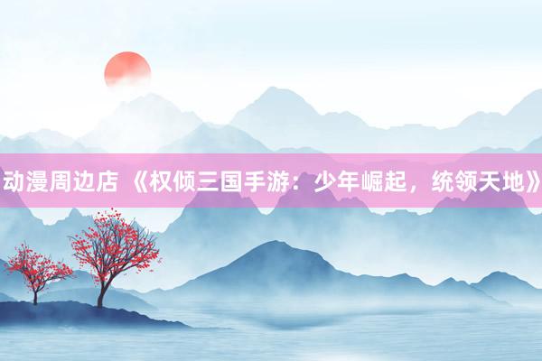 动漫周边店 《权倾三国手游：少年崛起，统领天地》