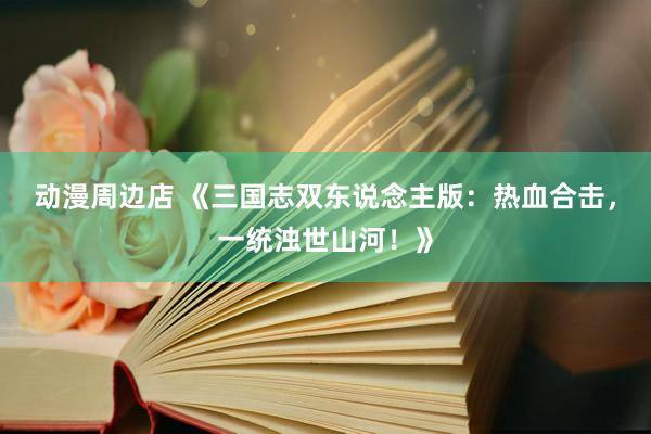 动漫周边店 《三国志双东说念主版：热血合击，一统浊世山河！》